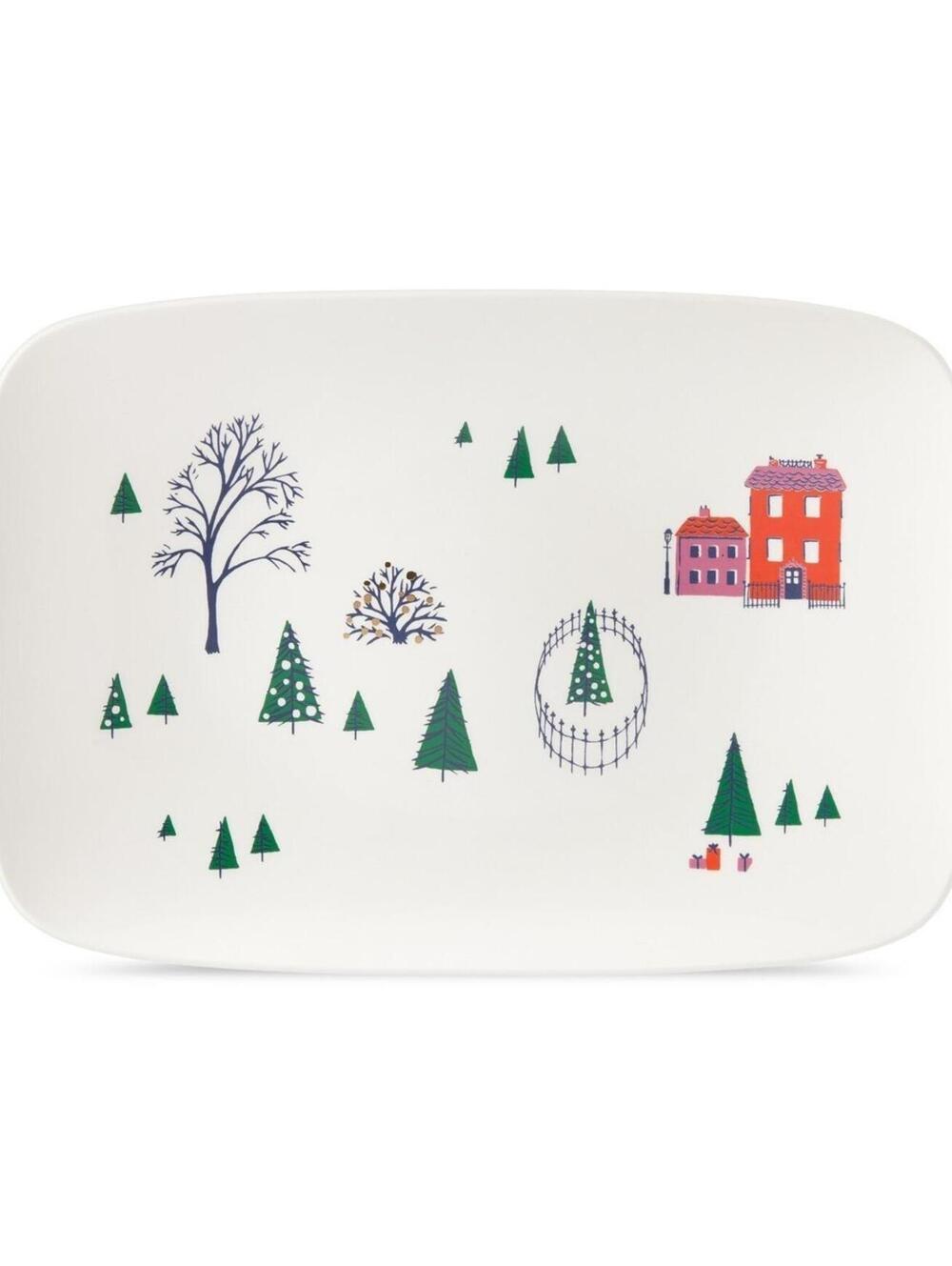 Kate Spade New York Arbor Village Oblong Platter 15.75" New in Box - Picture 11 of 13